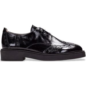 Hispanitas - Leren Bowlingschoenen - Zwart - Casual - Klassiek