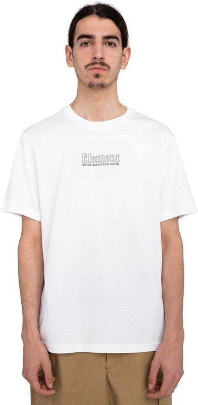 Element Dial T-shirt Met Korte Mouwen Wit L Man