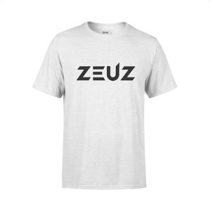 ZEUZ Sport T-Shirt Unisex - Sportkleding Man & Vrouw - Fitnesskleding Heren & Dames - Jongens & Dames Kleding voor Fitness, CrossFit & Gym - Maat L - Wit