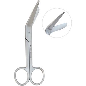 Belux Surgical Instruments / set van 2 Lister Verbandschaar 14 cm RVS Medical Device Regulation 2017/745 (MDR) CLASS I