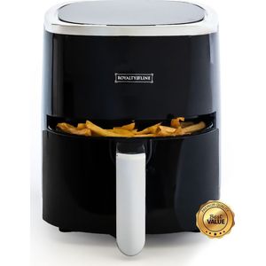 Royalty Line ® AF5605D Airfryer XL - Heteluchtfriteuse XL - 3.5 Liter - Airfryers Digitaal Display Geschikt Voor 1000 Gr. Friet - 1200W - Zwart