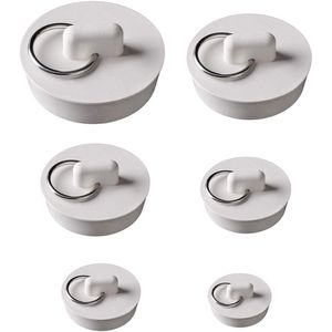 Ibenzoa® Veerkrachtige Rubberen Afvoerstop – Uitgebreide Set van 6 Stuks voor Diverse Toepassingen