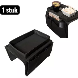 MiOYOOW Sofa Armsteun Organizer, Vilt Sofa Opslag Organizer met 5