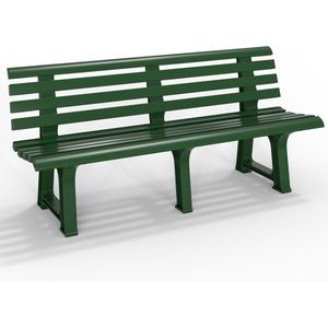 Casaria - Orchidea - Tuinbank - Groen - Kunststof - Weerbestendig - 3-zits