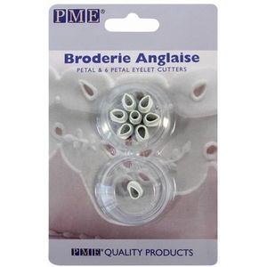 PME Broderie Anglaise Single & 6 Petal Eyelet Cutters
