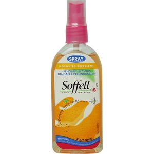 Soffell Soft on Skin muggenspray (kulit jeruk) - 80ml