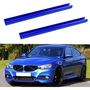 Grille Insert Versieringen Streep - 2 Stuks Blauw Compatibel met Diverse Modellen