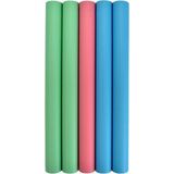 Verhaak Kaftpapier - 5 rollen - Pastel roze blauw groen - 4m x 35cm