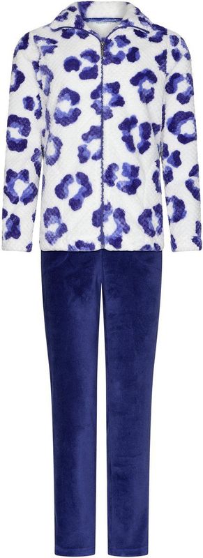 Rebelle - Star Animal - Fleece Huispak - Donkerblauw/Wit - Tweedelig