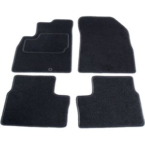 Automatten op maat - zwart stof - geschikt voor Nissan Micra MK4 2010-2017