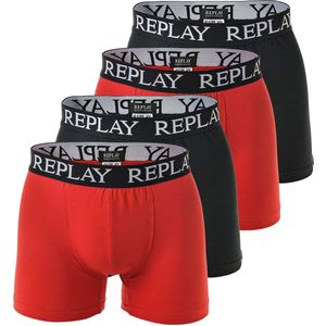 Replay Boxershorts Verpakking van 4