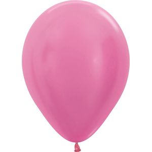 Sempertex ballonnen Metallic Fuchsia| 50 stuks | 12 inch | 30cm