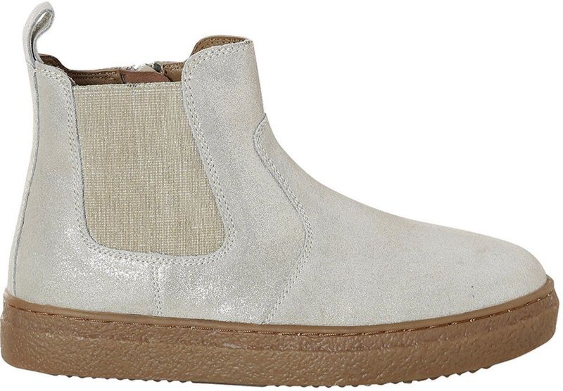 Vertbaudet - Leren Meisjeslaarzen - Met Rits en Elastiek