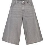 America Today - Loose Denim Short - Grijs - Katoen