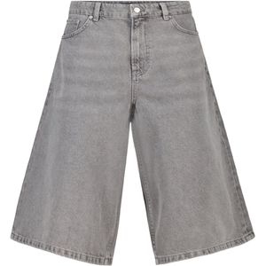 America Today - Loose Denim Short - Grijs - Katoen