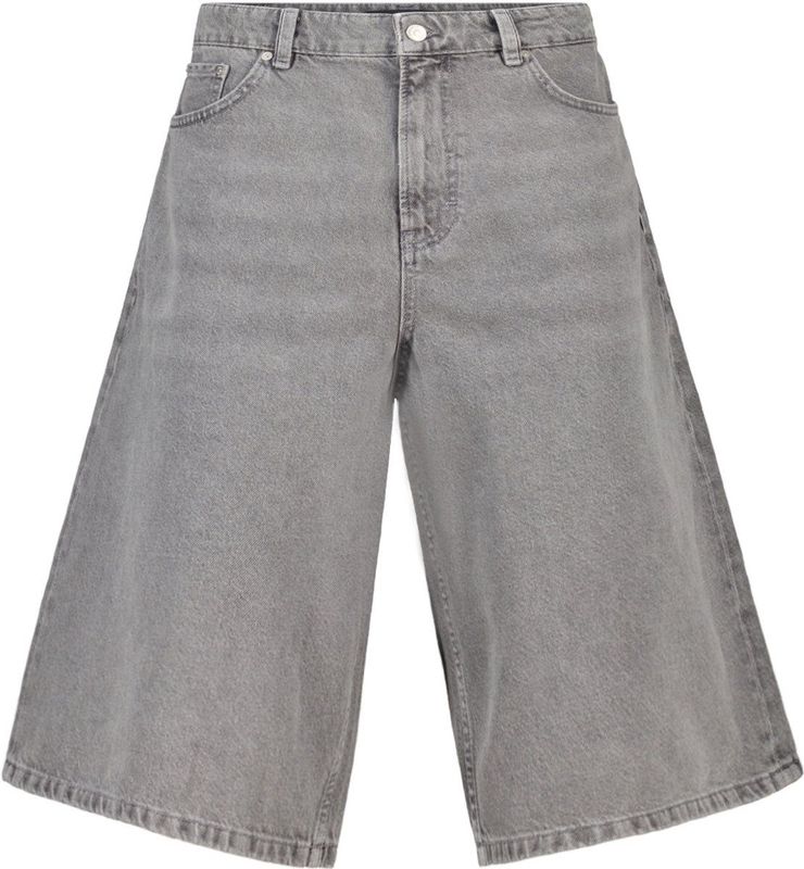 America Today - Loose Denim Short - Grijs - Katoen