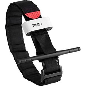 Tourniquet - Draaisluiting - Knelband voor EHBO - Stuwband voor Bloedafname - Zwart
