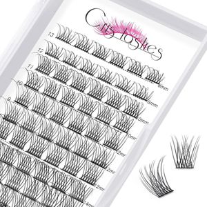Individuele Wimperextensions Clusters C-Krul 8-16 mm - Doe-Het-Zelf Wimperextensions Thuis