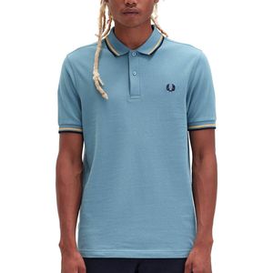 Fred Perry - Polo M3600 Blauw R75 - Slim-fit - Heren Poloshirt Maat M