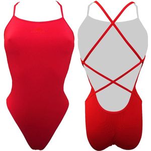 Turbo Patron Sirene Zwempak Rood XL Vrouw