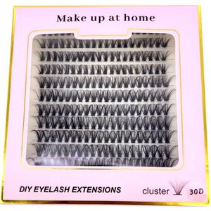 Individuele Wimpers - Wimperextensions - Cluster - Lashes - Naturel - Diy lashes - Stukjes wimpers - 240 segmenten