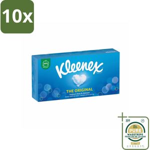 10 x Kleenex Original Tissues 72 stuks per verpakking - Grootverpakking - Tissue - Tissues - Neus Snuiten - Zachte Tissues - Sterk Tissue