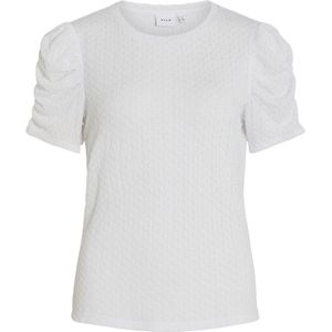 VILA VIANINE S/S PUFF SLEEVE TOP - NOOS Dames T-shirt - Maat M