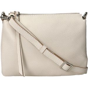 Gianni Chiarini Kleine Crossbodytas / Schoudertas Dames - Leer - Three - Ecru