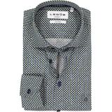 Ledub - Modern Fit - Overhemd - Donkerblauw Dessin - Strijkvriendelijk