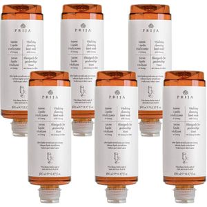 PRIJA vloeibare zeep met ginseng-extract, navulling voor dispenser, VEGAN 360 ml - 6 stuks