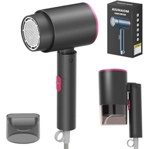 Opvouwbare reishoofdroger 1800W - Professionele haardroger voor snel drogen met warme en koude lucht