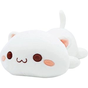 Kawaii Pluche knuffeldier - Gewatteerde stoffen kat - Geschenk voor meisjes jongens - Liefhebbers van knuffeldieren - 50 cm cat pillow
