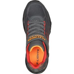 Skechers Sneaker S-Lights 400602L CCMT Grijs Oranje Rood