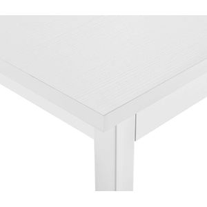 In And OutdoorMatch Eettafel London - 140x60x75 cm voor 6 stoelen wit