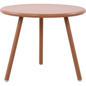 CLP Berea Salontafel - Rond - Loungetafel - voor buiten en binnen - Weerbestendige en UV-bestendige tuintafel - Bijzettafel voor buite terracotta