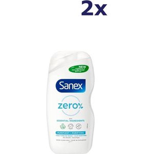 2x Sanex Douchegel Zero% Purifying 400 ml