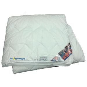Cotton Comfort 4-Seizoenen Dekbed - 100% Katoen - Litsjumeaux - 240x200 cm - Wit