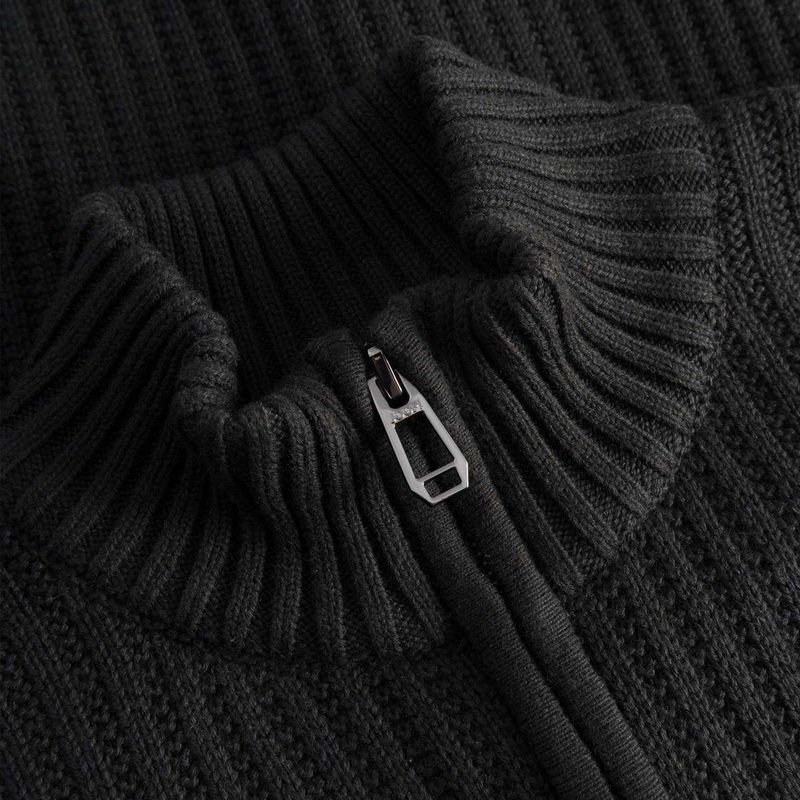 JOOP! - '14Jarono' - Gebreid Vest - Zwart