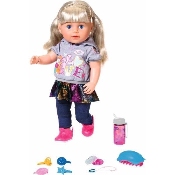 Baby born soft touch sister blond 43cm - speelgoed | laagste prijs! beslist.nl