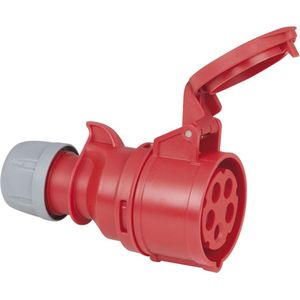 Stekker PCE 913311 CEE 16A 400V 5p Female Rood