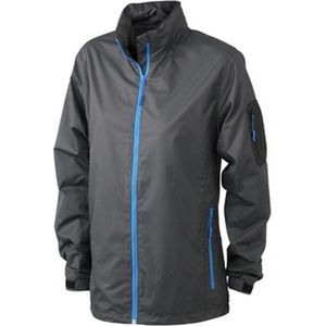 James and Nicholson Vrouwen/dames Windbreker (Koolstof Grijs/Aqua)