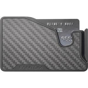 Fantom Wallet - FANTOM M - 5-10cc - RFID wallet - MagSafe compatibel - unisex - carbon fiber (!!Let op accessoires los bijbestellen!!)