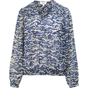 s.Oliver - Blouse - Chiffon - Met All-over Print