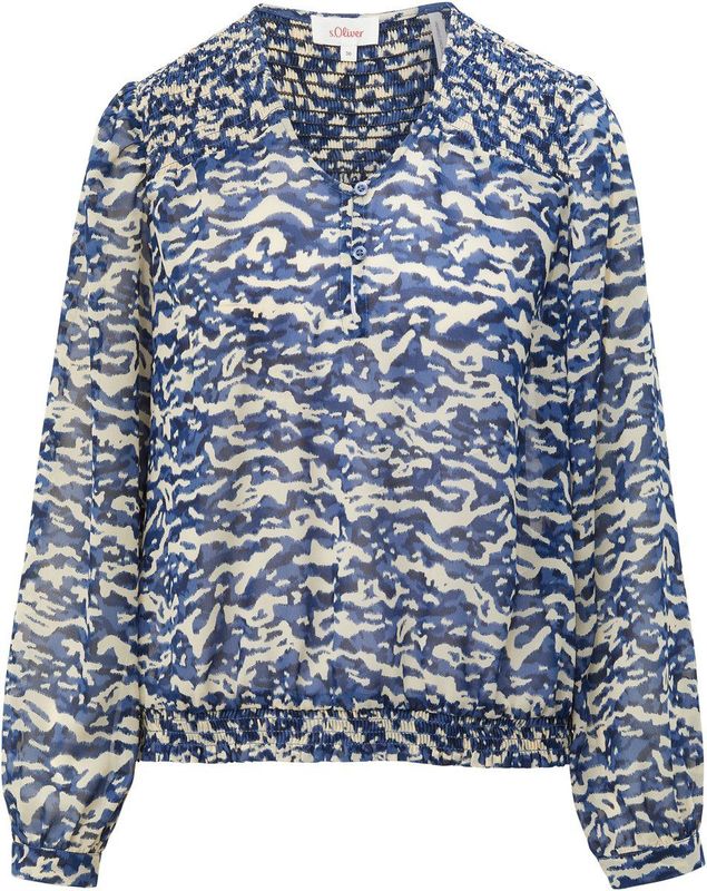 s.Oliver - Blouse - Chiffon - Met All-over Print