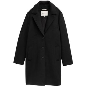 TOM TAILOR - Tussenmantel - Zwart - Klassieke Mantel