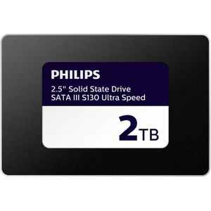 Philips - S130 - Interne SSD - 2 TB - SATA III - Leessnelheid tot 550 MB/s