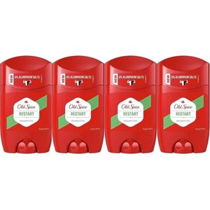 Old Spice Deo Stick - Restart - Voordeelverpakking 4 x 50 ml