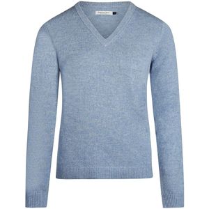 Steppin' Out Damestrui V-hals Lamswol Lichtblauw - Maat L