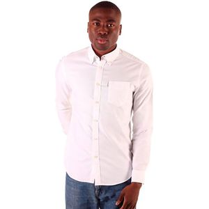 Ben Sherman Signature Oxford Overhemd Met Lange Mouwen Wit S Man