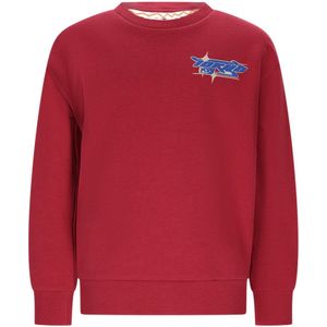 Moodstreet Simon Street Racing Sweater Truien & Vesten Jongens - Sweater - Hoodie - Vest- Rood - Maat 98/104